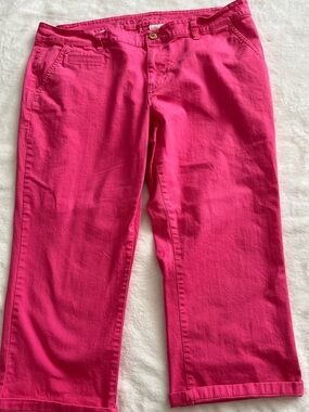 Old Navy Bright Pink Capri Pants